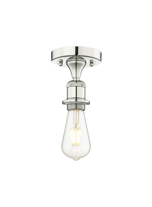 Innovations 616-1F-PN One Light Semi-Flush Mount, Polished Nickel
