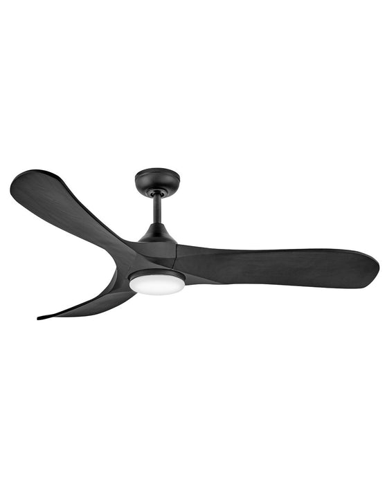 Hinkley 903856FBB-LDD 56" LED Smart Fan, Matte Black