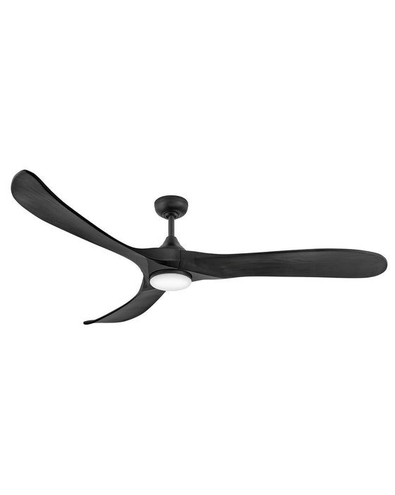 Hinkley 903872FBB-LDD 72" LED Smart Fan, Matte Black