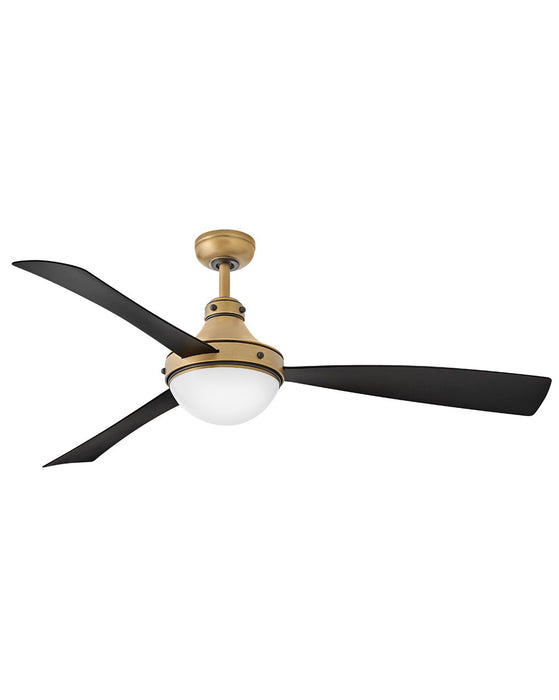 Hinkley 905962FHB-LWD 62" LED Smart Fan, Heritage Brass