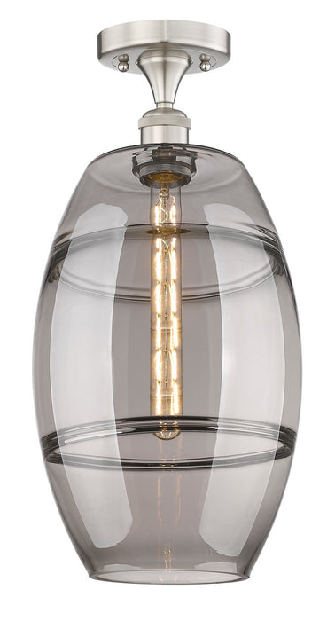 Innovations 616-1F-SN-G557-10SM One Light Semi-Flush Mount, Brushed Satin Nickel