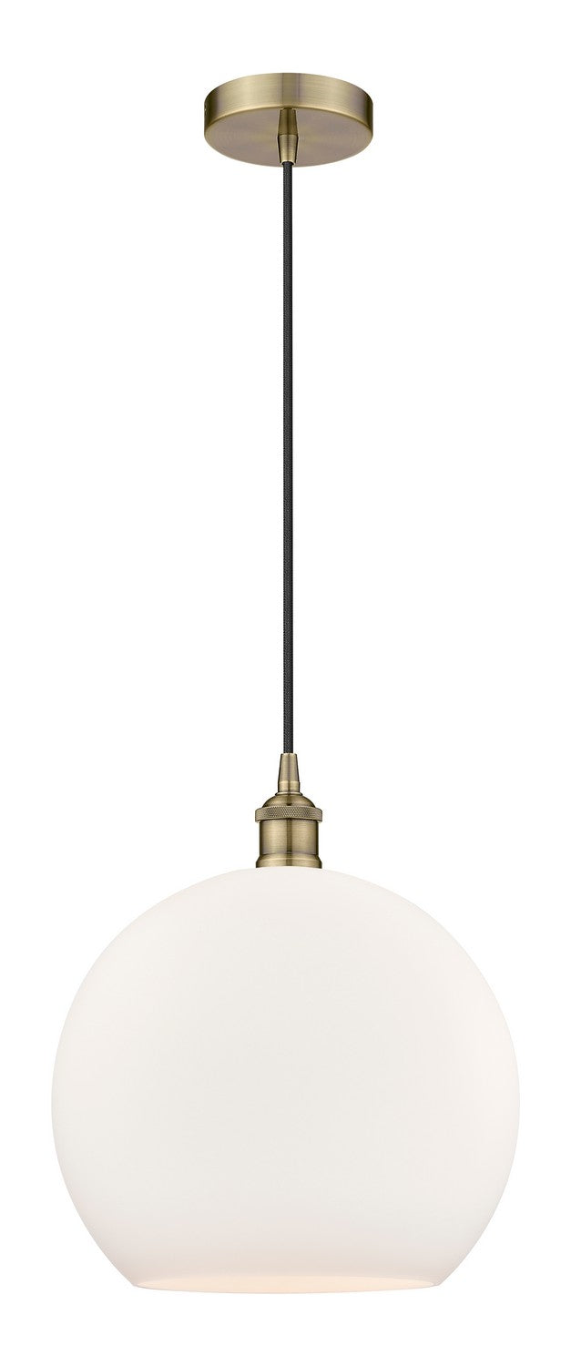 Innovations 616-1P-AB-G121-14 One Light Pendant, Antique Brass