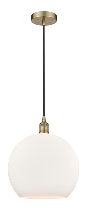 Innovations 616-1P-AB-G121-14 One Light Pendant, Antique Brass