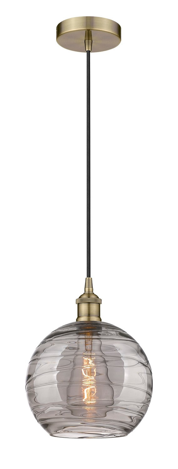 Innovations 616-1P-AB-G1213-10SM One Light Mini Pendant, Antique Brass