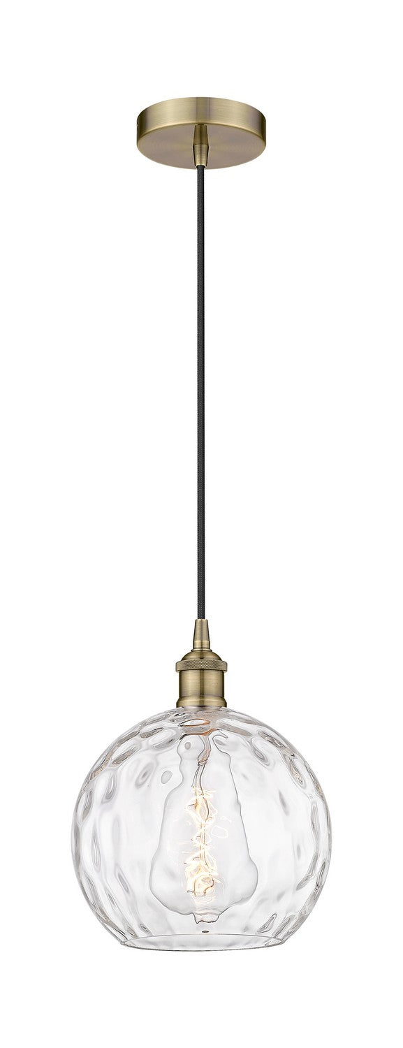 Innovations 616-1P-AB-G1215-10 One Light Mini Pendant, Antique Brass