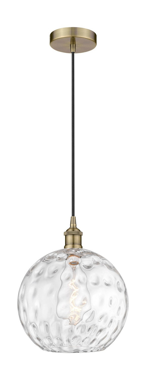Innovations 616-1P-AB-G1215-12 One Light Mini Pendant, Antique Brass
