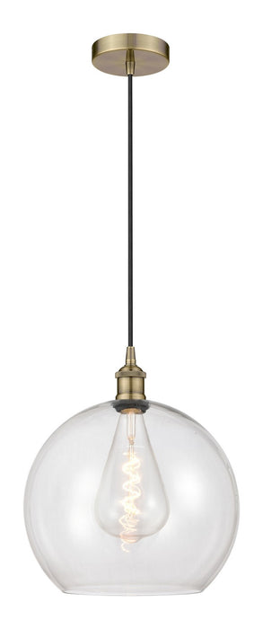Innovations 616-1P-AB-G122-14 One Light Pendant, Antique Brass