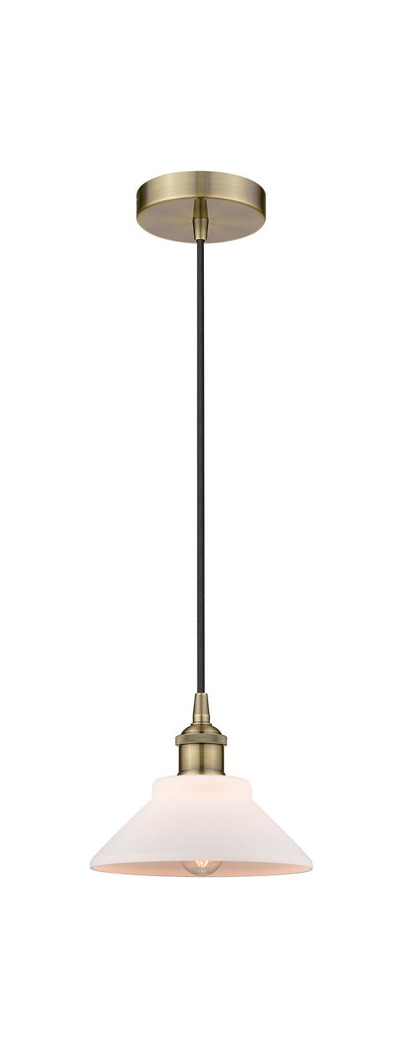 Innovations 616-1P-AB-G131 One Light Mini Pendant, Antique Brass