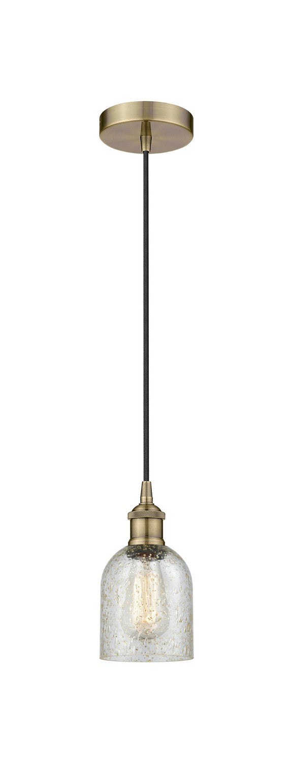Innovations 616-1P-AB-G259 One Light Mini Pendant, Antique Brass