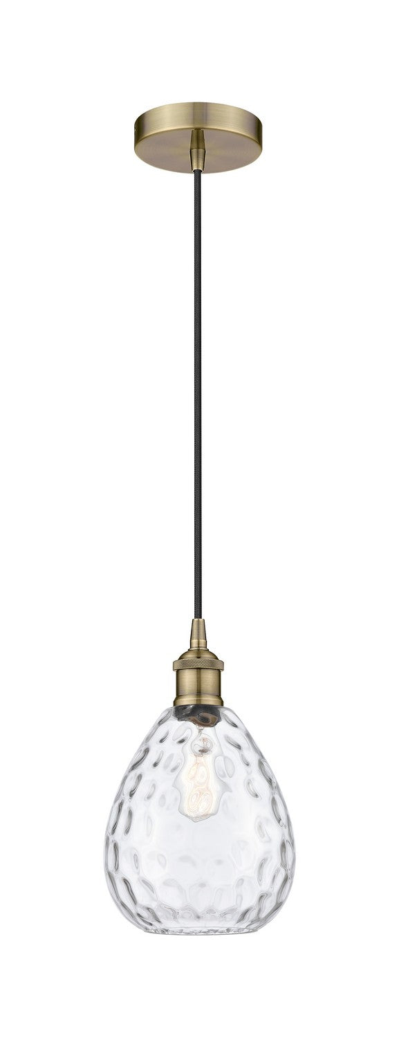 Innovations 616-1P-AB-G372 One Light Mini Pendant, Antique Brass