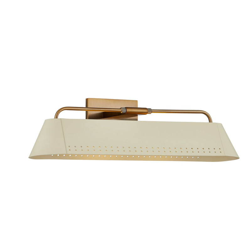 Troy Lighting B1106-PBR/SSD Two Light Picture Light, Patina Brass And Soft Sand