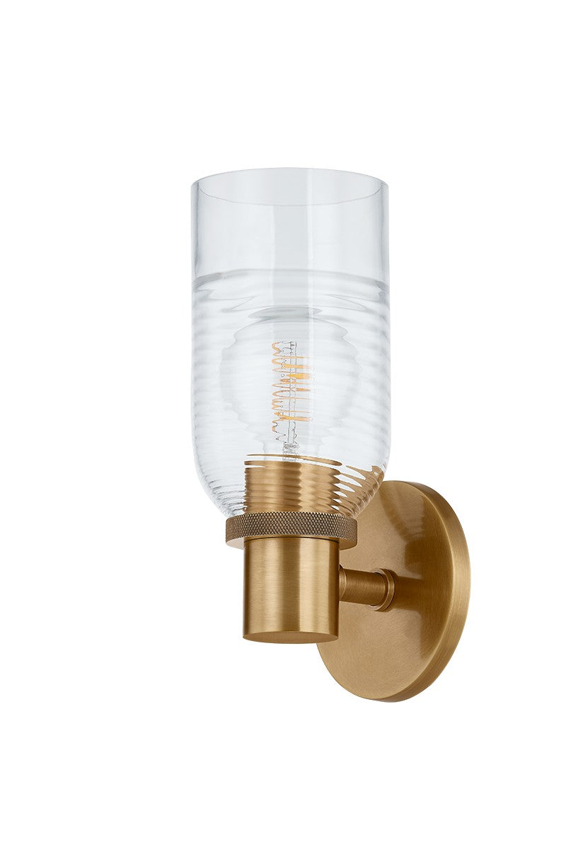Troy Lighting B1112-PBR One Light Wall Sconce, Patina Brass
