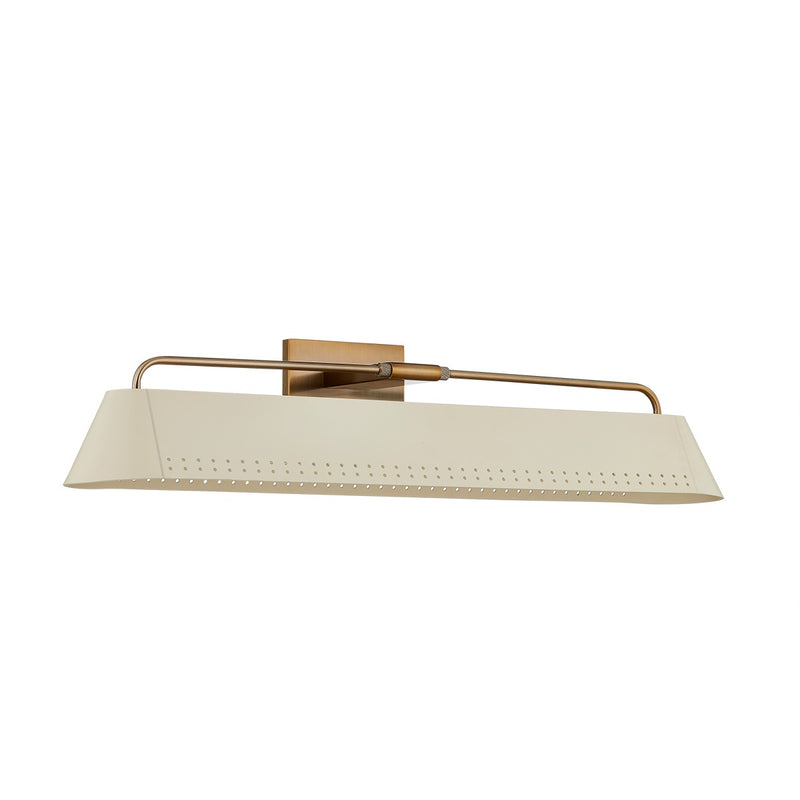 Troy Lighting B1206-PBR/SSD Two Light Picture Light, Patina Brass And Soft Sand