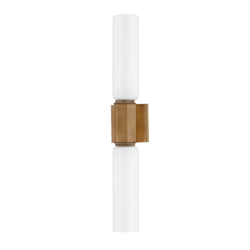 Troy Lighting B1227-PBR Two Light Wall Sconce, Patina Brass