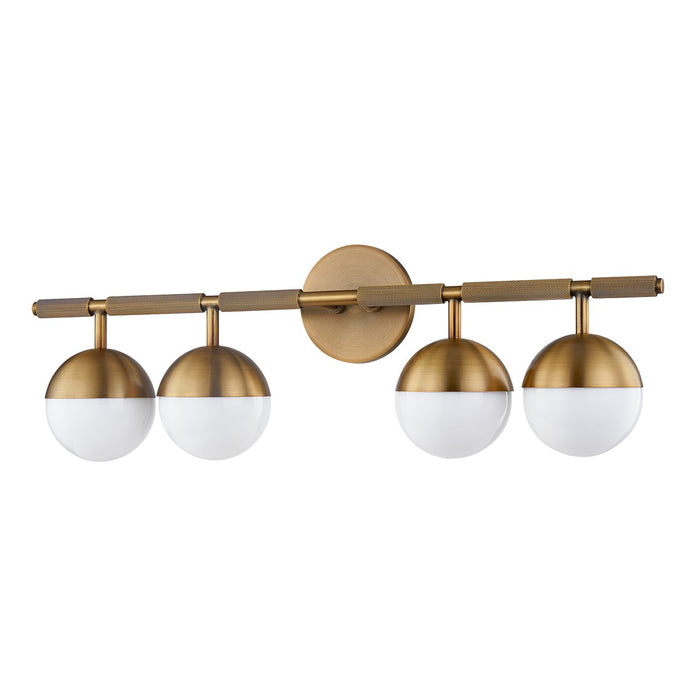Troy Lighting B1608-PBR Four Light Bath and Vanity, Patina Brass