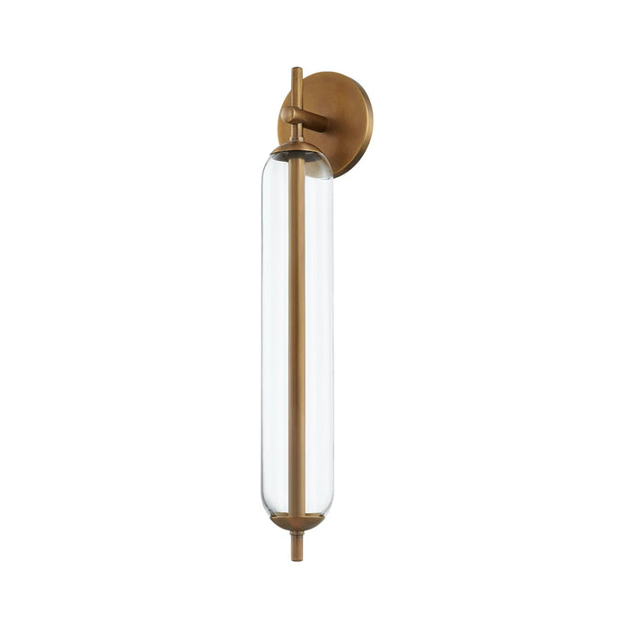 Troy Lighting B1721-PBR LED Outdoor Wall Sconce, Patina Brass