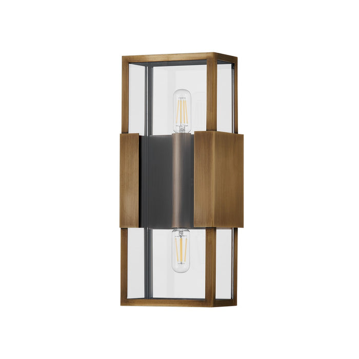 Troy Lighting B2913-PBR Two Light Outdoor Wall Sconce, Patina Brass