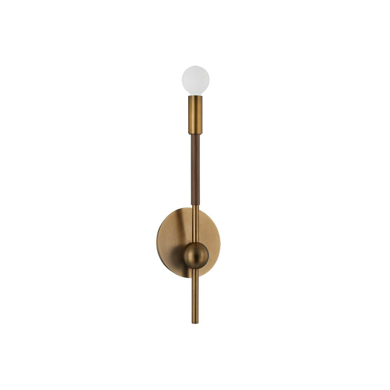 Troy Lighting B3018-PBR/BRZ One Light Wall Sconce, Patina Brass/Bronze