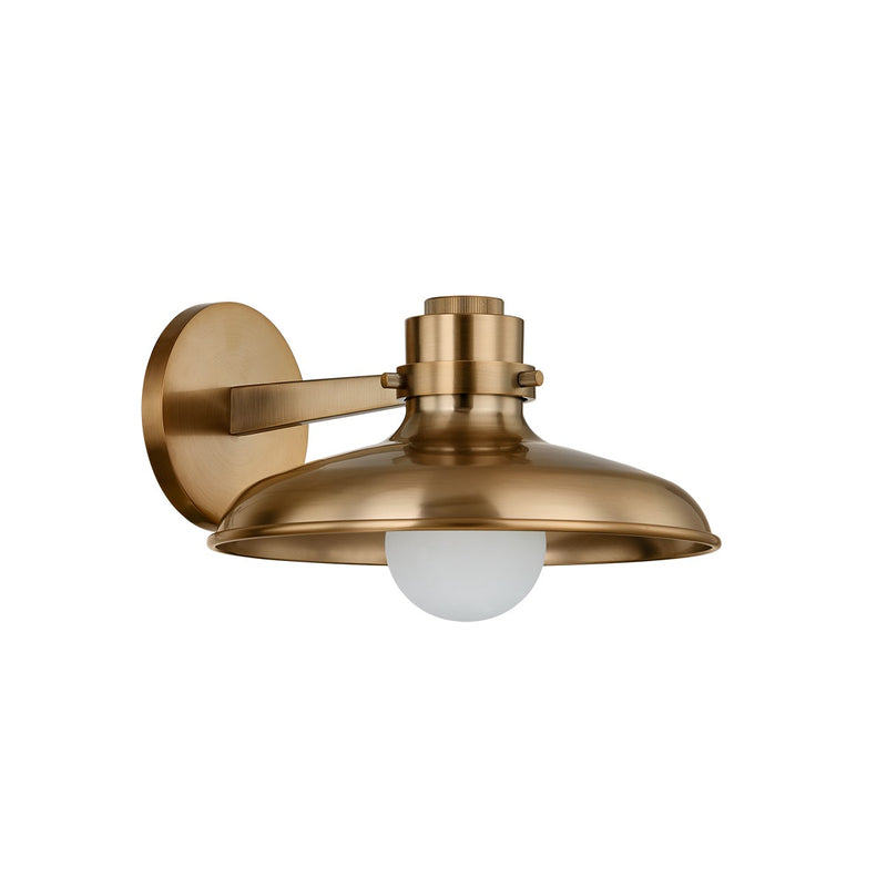 Troy Lighting B3207-PBR One Light Wall Sconce, Patina Brass