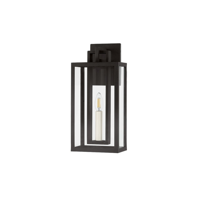 Troy Lighting B3616-TBK One Light Outdoor Wall Sconce, Textured Black