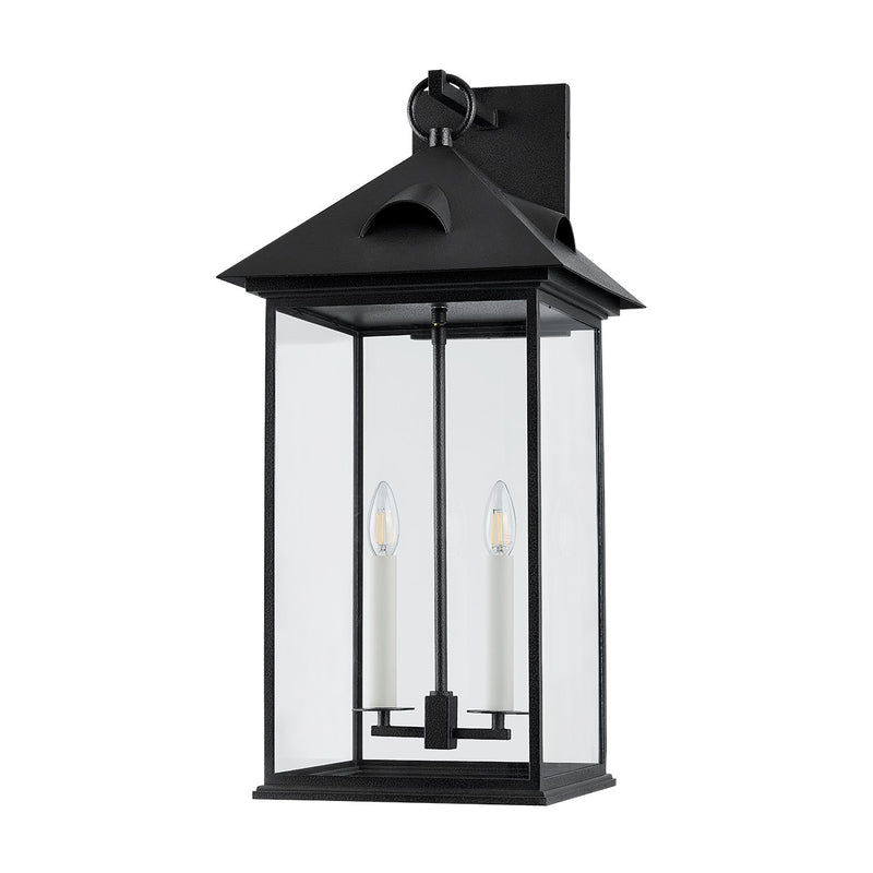 Troy Lighting B4923-FOR Two Light Outdoor Wall Sconce, Forged Iron