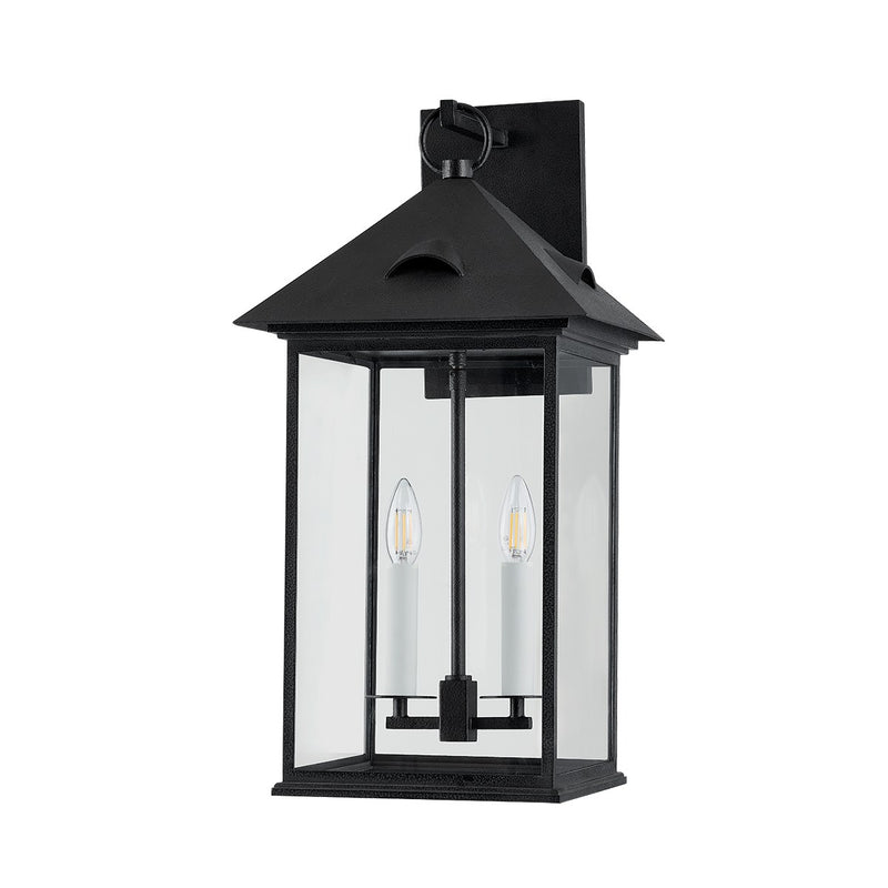 Troy Lighting B4928-FOR Two Light Outdoor Wall Sconce, Forged Iron