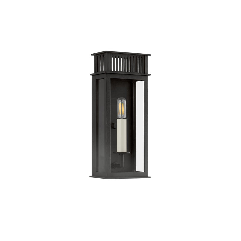 Troy Lighting B6013-TBK One Light Outdoor Wall Sconce, Textured Black