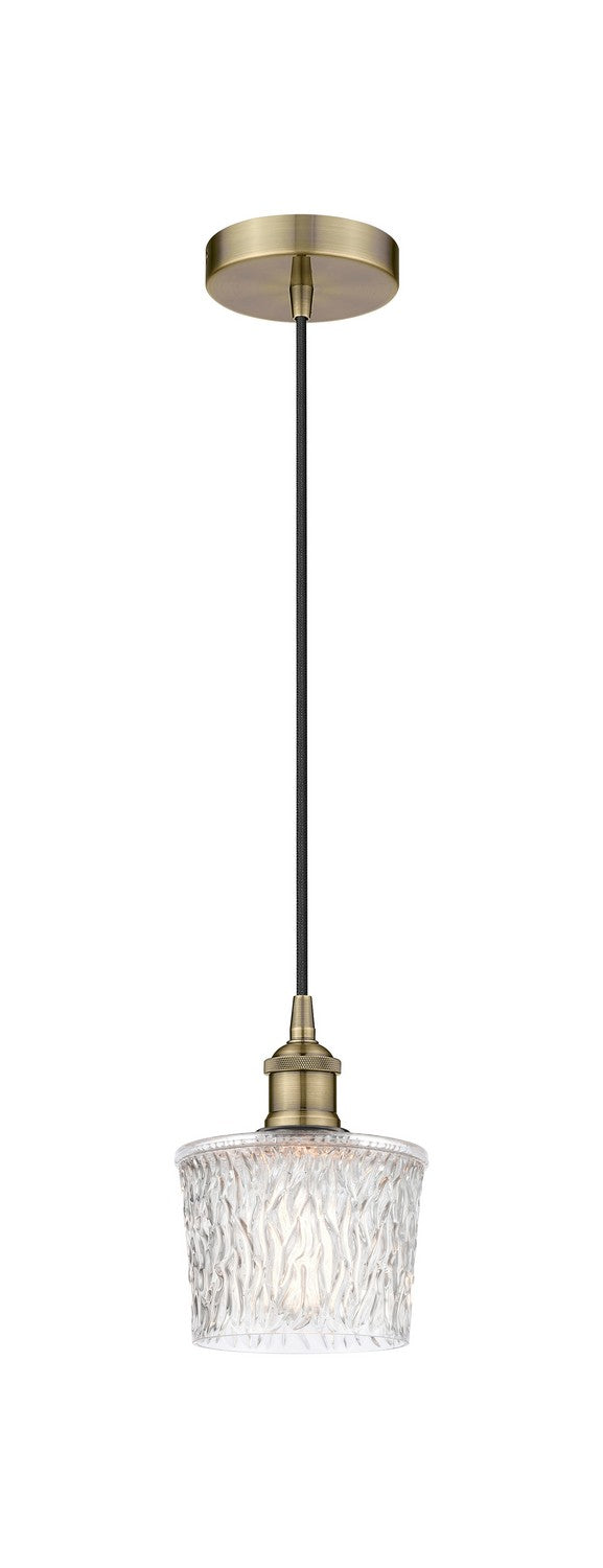 Innovations 616-1P-AB-G402 One Light Mini Pendant, Antique Brass