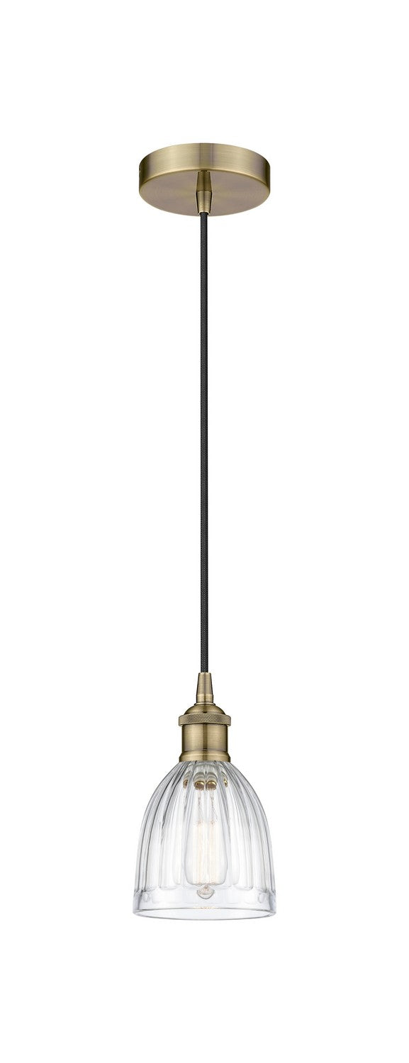 Innovations 616-1P-AB-G442 One Light Mini Pendant, Antique Brass