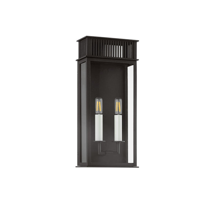 Troy Lighting B6018-TBK Two Light Outdoor Wall Sconce, Textured Black