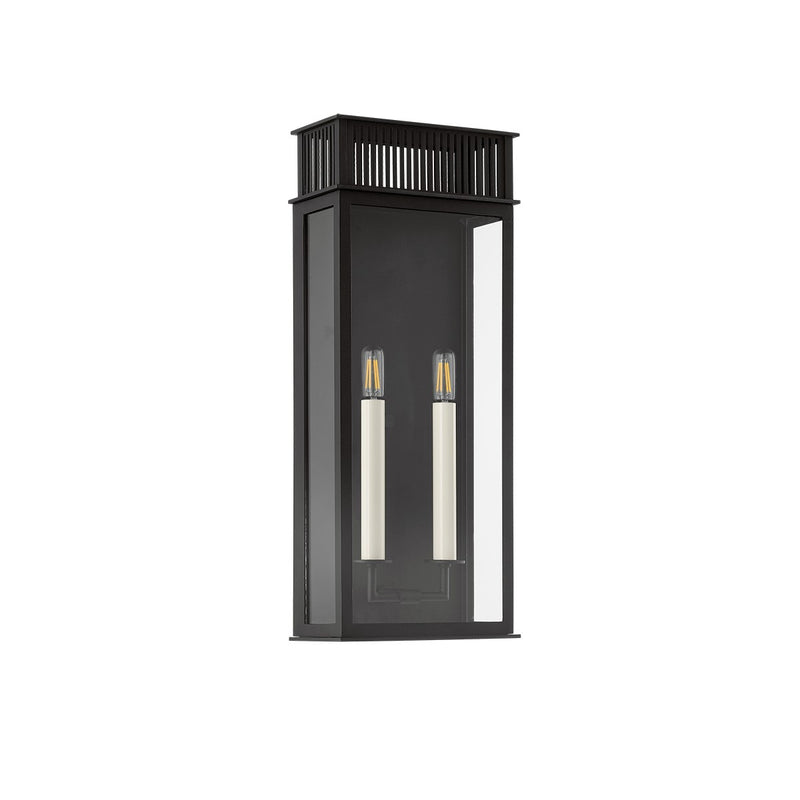 Troy Lighting B6022-TBK Two Light Outdoor Wall Sconce, Textured Black
