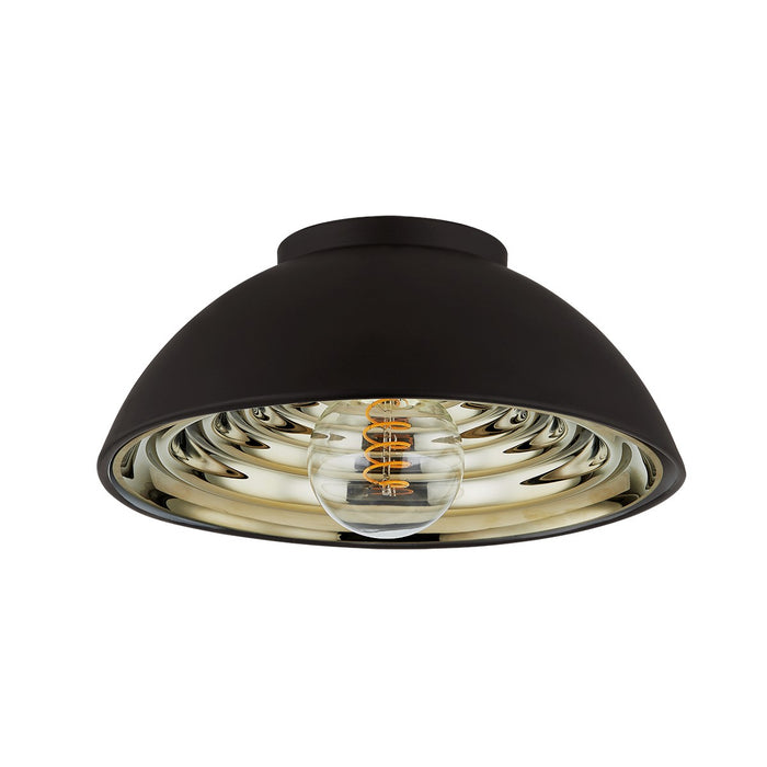 Troy Lighting C3712-SBK One Light Flush Mount, Soft Black