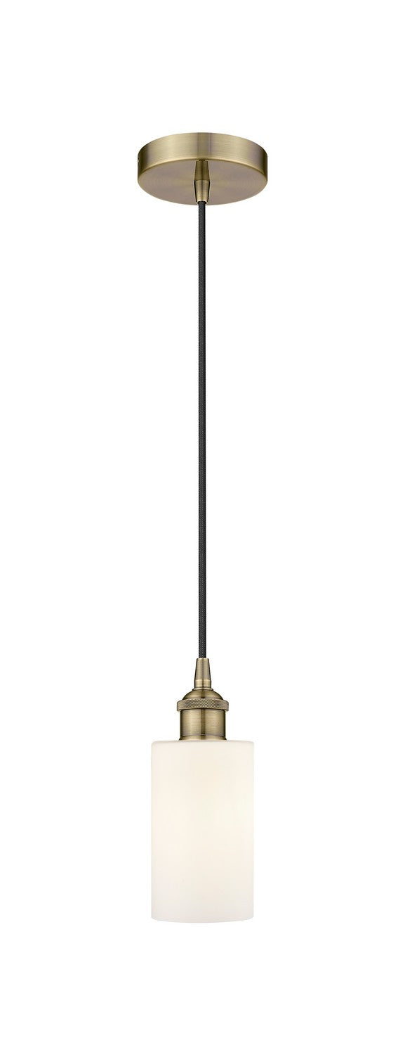 Innovations 616-1P-AB-G801 One Light Mini Pendant, Antique Brass