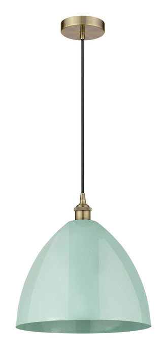 Innovations 616-1P-AB-MBD-16-SF One Light Mini Pendant, Antique Brass