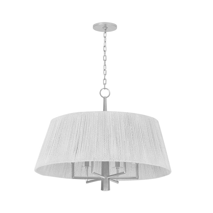 Troy Lighting F1430-VGL Six Light Pendant, Vintage Gold Leaf