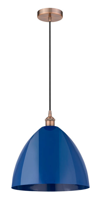 Innovations 616-1P-AC-MBD-16-BL One Light Mini Pendant, Antique Copper