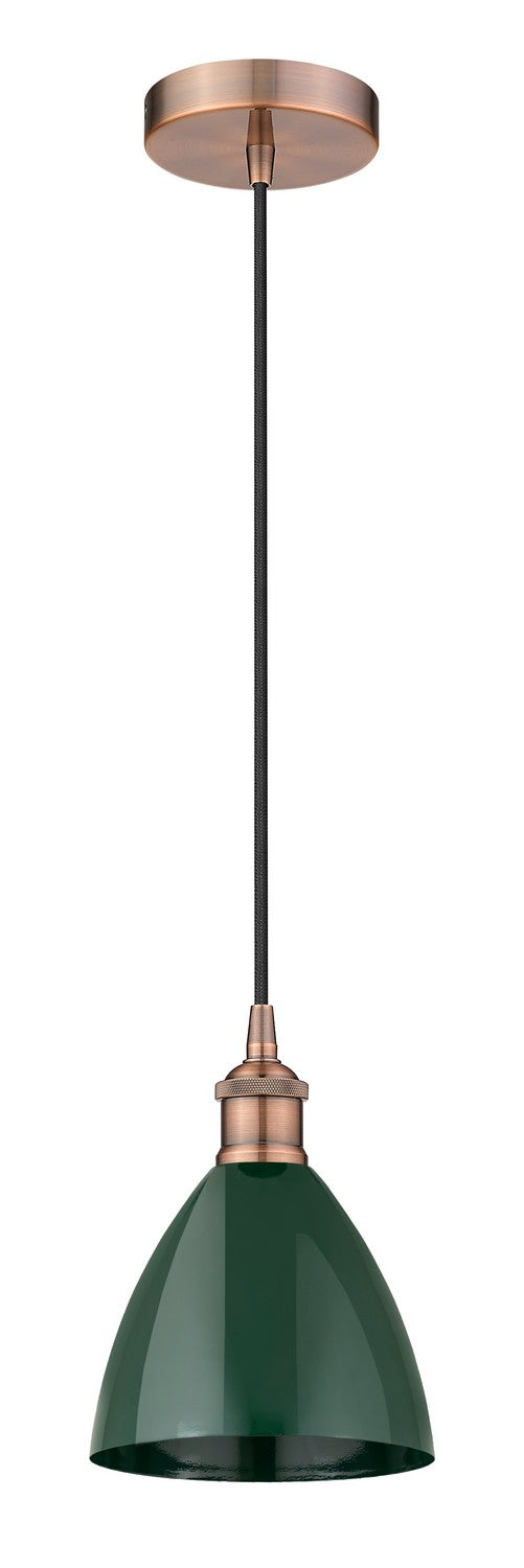 Innovations 616-1P-AC-MBD-75-GR One Light Mini Pendant, Antique Copper