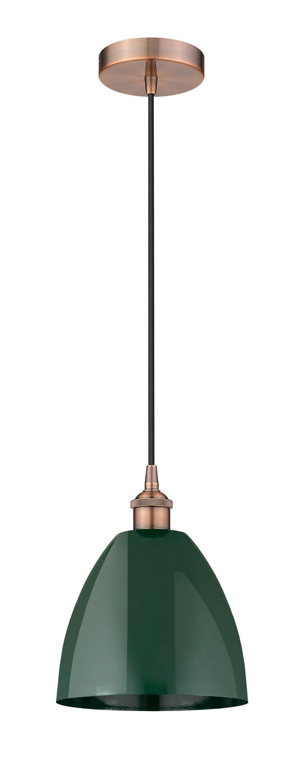 Innovations 616-1P-AC-MBD-9-GR One Light Mini Pendant, Antique Copper