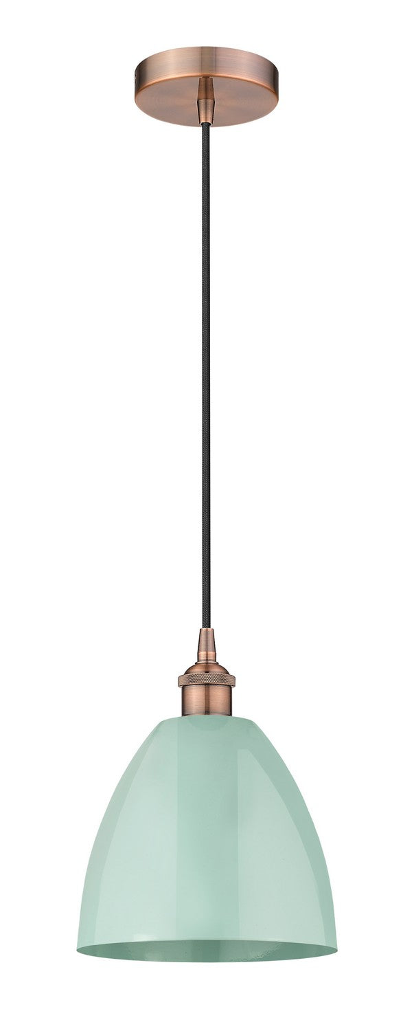 Innovations 616-1P-AC-MBD-9-SF One Light Mini Pendant, Antique Copper