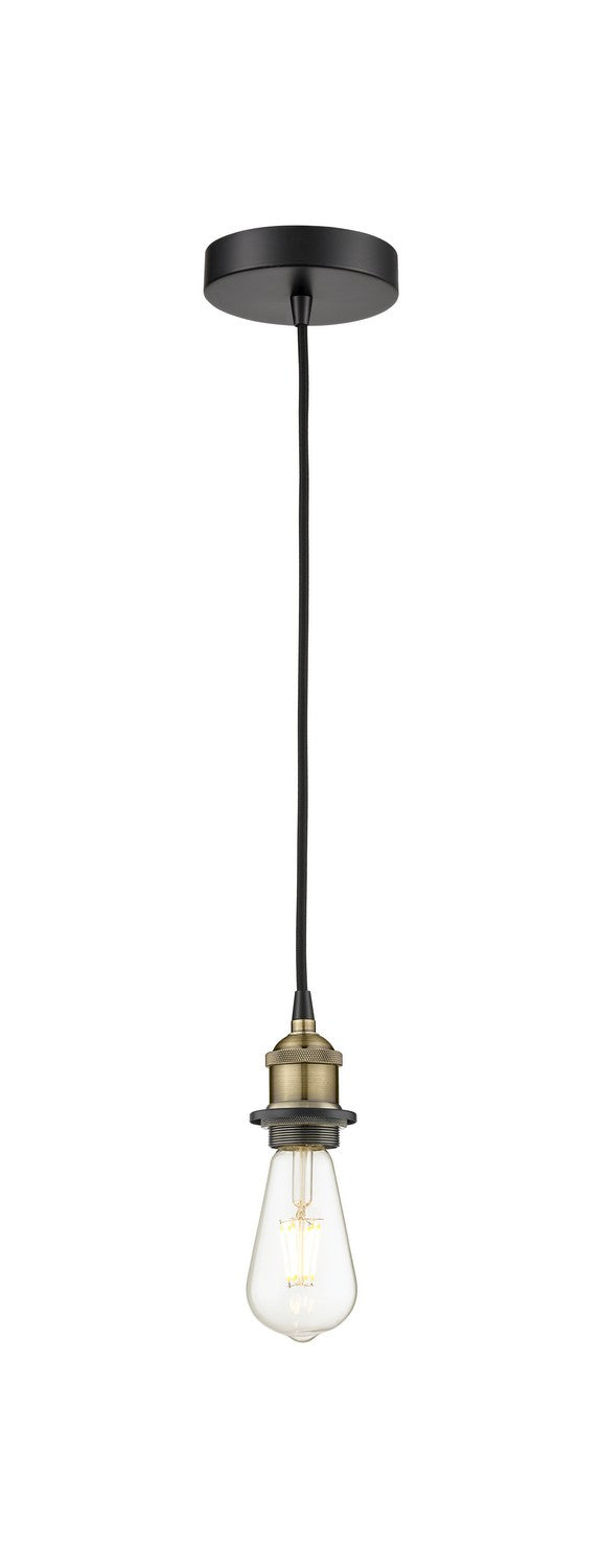 Innovations 616-1P-BAB One Light Mini Pendant, Black Antique Brass