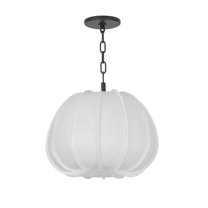 Troy Lighting F2616-FOR One Light Pendant, Forged Iron