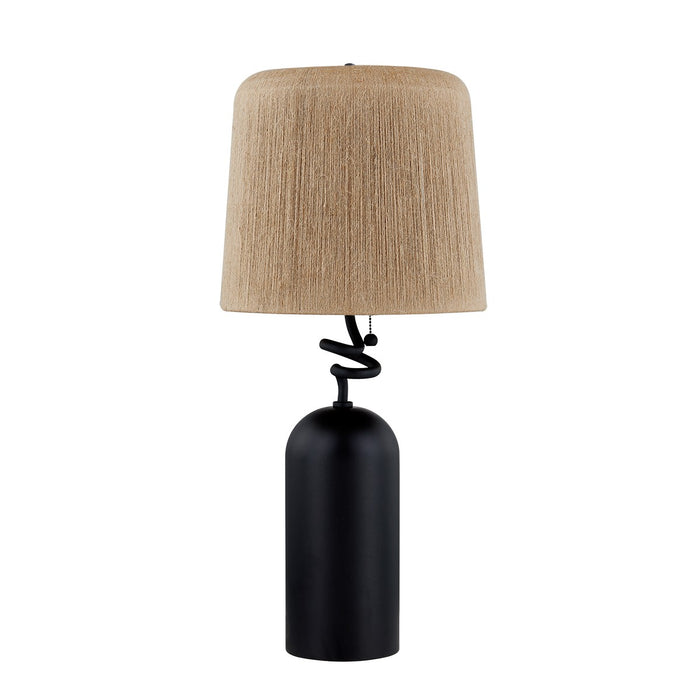 Troy Lighting PTL1231-FOR One Light Table Lamp, Forged Iron