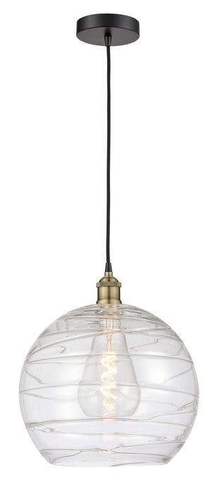 Innovations 616-1P-BAB-G1213-14 One Light Pendant, Black Antique Brass