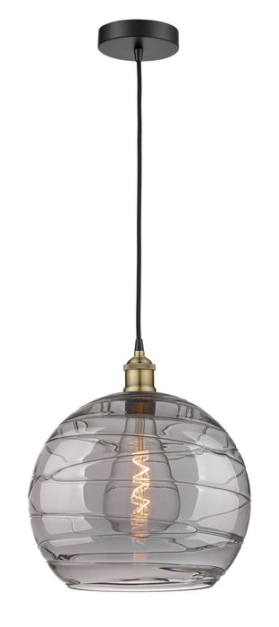 Innovations 616-1P-BAB-G1213-14SM One Light Pendant, Black Antique Brass