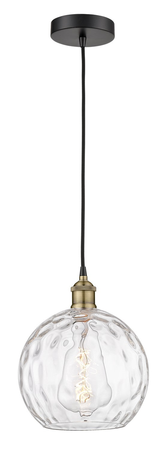 Innovations 616-1P-BAB-G1215-10 One Light Mini Pendant, Black Antique Brass