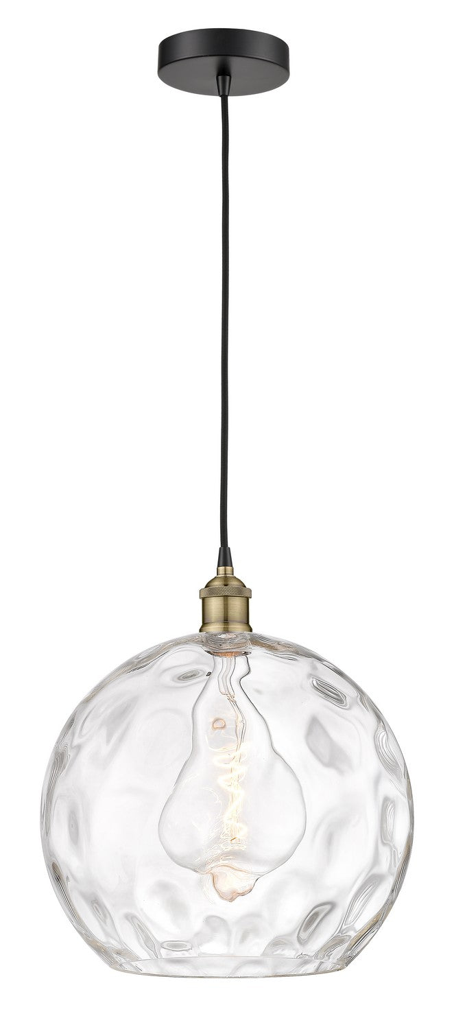 Innovations 616-1P-BAB-G1215-14 One Light Pendant, Black Antique Brass