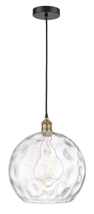 Innovations 616-1P-BAB-G1215-14 One Light Pendant, Black Antique Brass