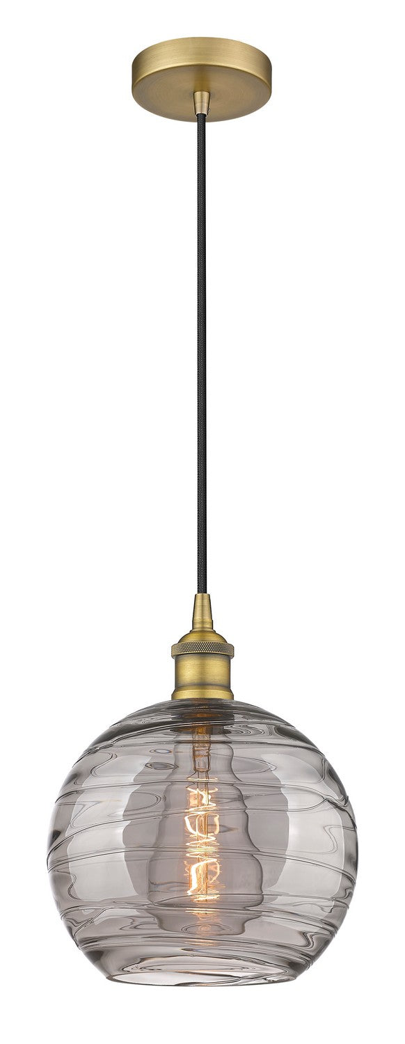 Innovations 616-1P-BB-G1213-10SM One Light Mini Pendant, Brushed Brass