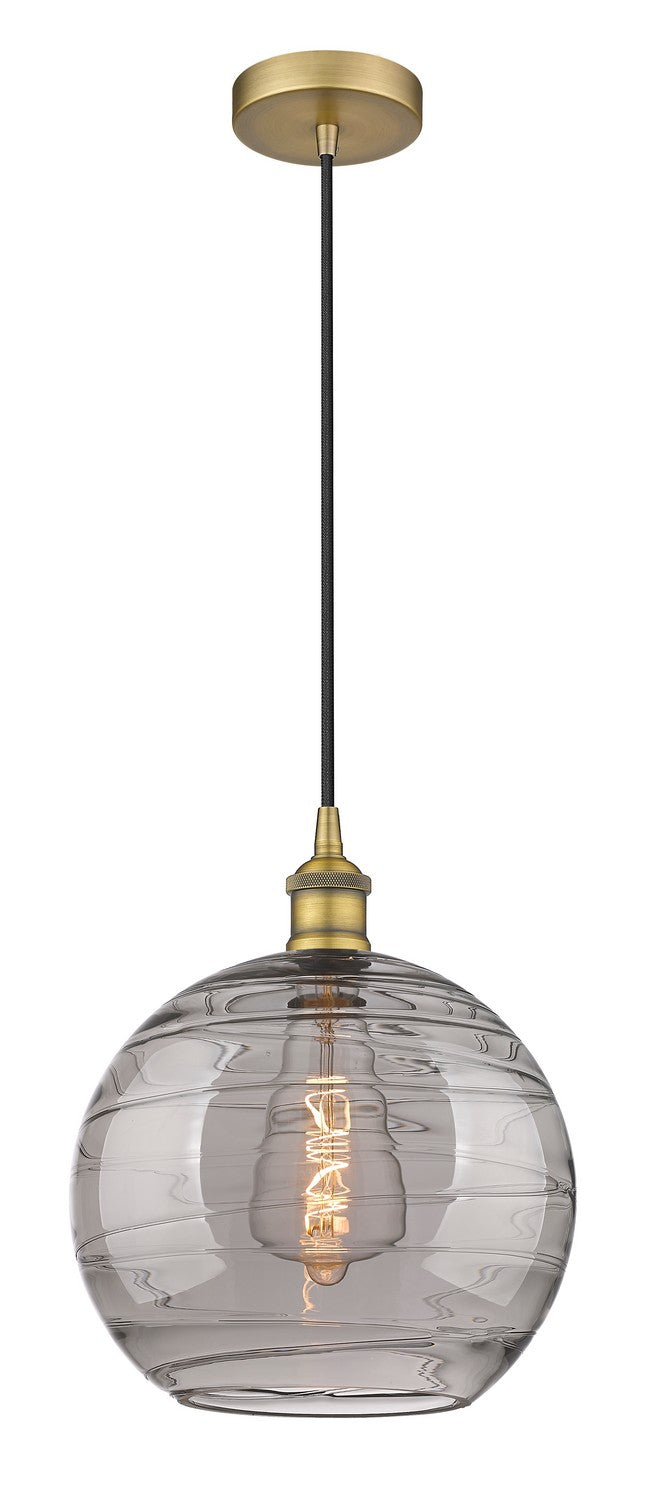 Innovations 616-1P-BB-G1213-12SM One Light Mini Pendant, Brushed Brass