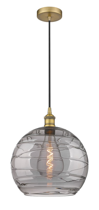 Innovations 616-1P-BB-G1213-14SM One Light Pendant, Brushed Brass